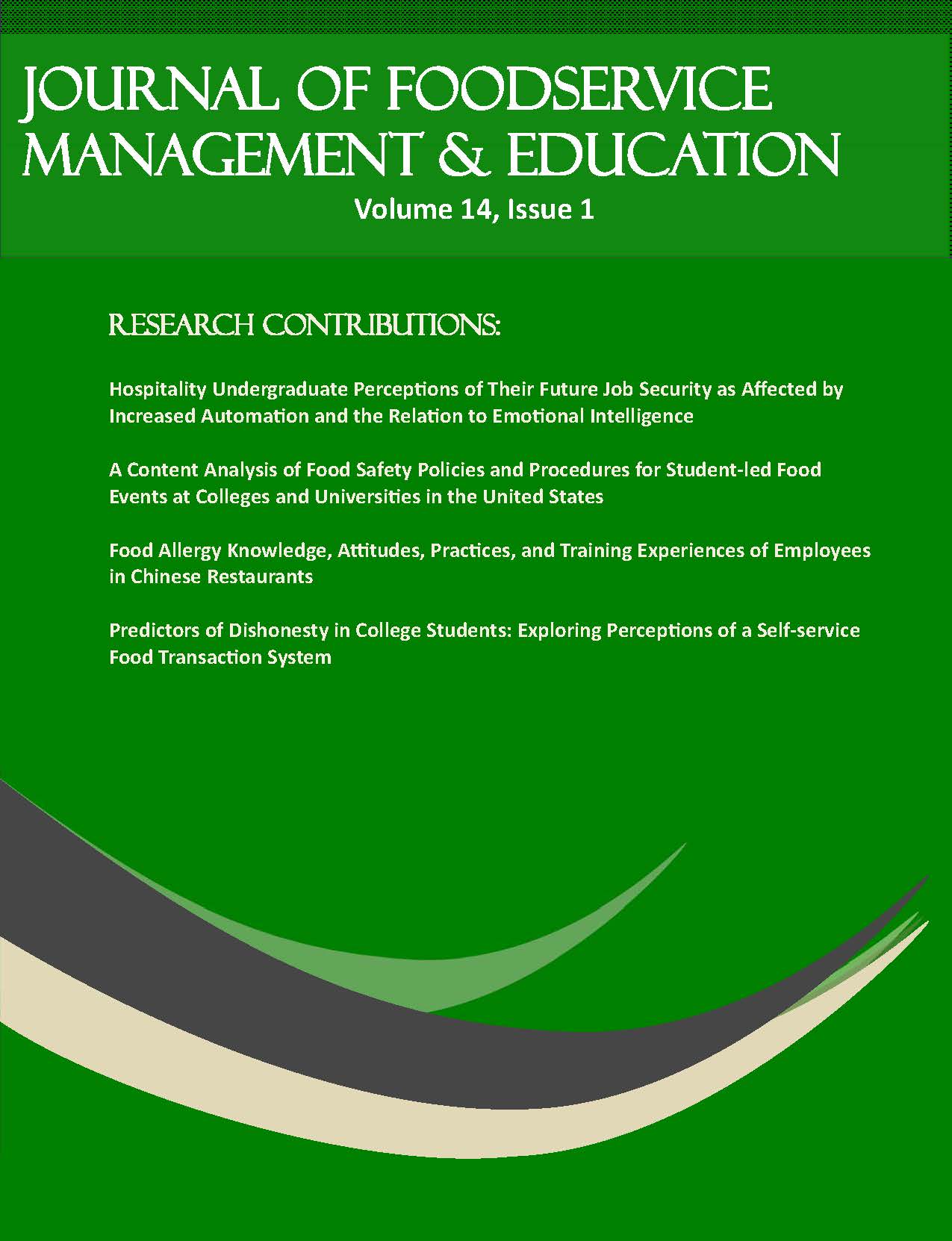 journal of foodservice business research